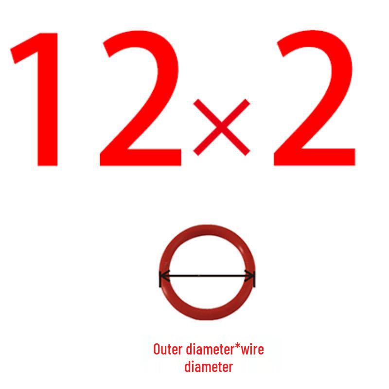 High-Temperature Resistant Red Silicone Nitrile O-Ring Gasket Seal