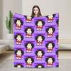 Cheerful Mafaldas Fleece Throw Blankets  Blanket for Bed Outdoor Super Warm Bedroom Quilt,