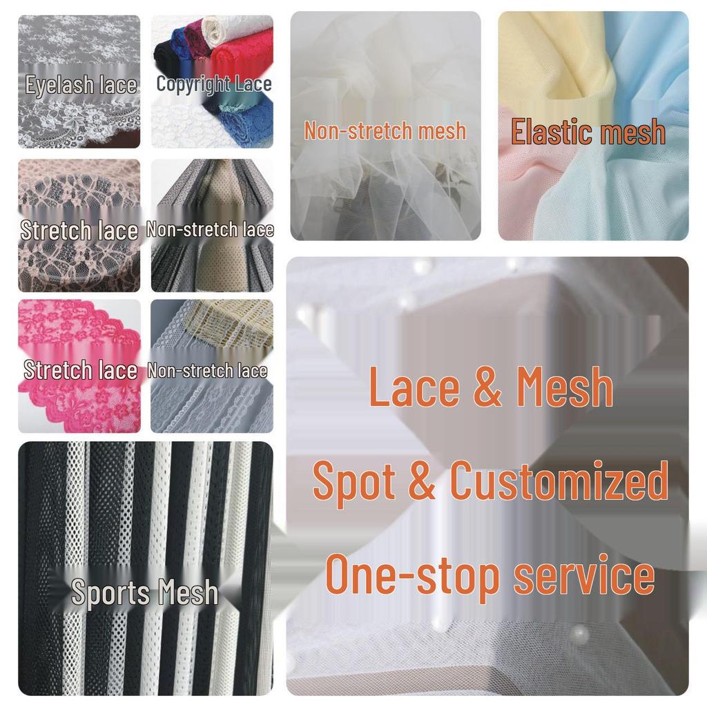 Wysokoelastyczna siateczka poliestrowo-amoniakowa 40D na odzież taneczną i bieliznę