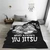 Jiu Jitsu Affe BJJ Decke Plüsch Vintage Warme Überwurfdecke für Tagesdecke Dekoration
