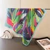 Abstract Graffiti Printed Imitation Silk Square Scarf Shawl Versatile High End Style Neck Small Headscarf Women's