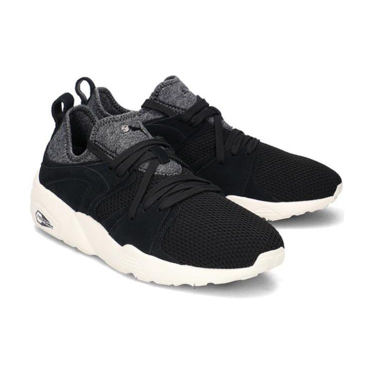 Puma Blaze Ct Ρετρό Ευέλικτα Απορροφητικά Αναπνεύσιμα Γρήγορης Ξήρανσης Mid-Top Lifestyle Casual Παπούτσια Ανδρικά Casual Παπούτσια Μαύρα 363749-01