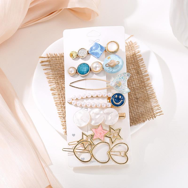 2022 Winter Korean Style Metal Hair Clip for Girls - Trendy Bangs Hairpin and Side Clip Hair Accessories