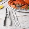 3Pcs/Set Stainless Steel Lobster Crackers and Picks Set Multi-functional Crab Tong  Home