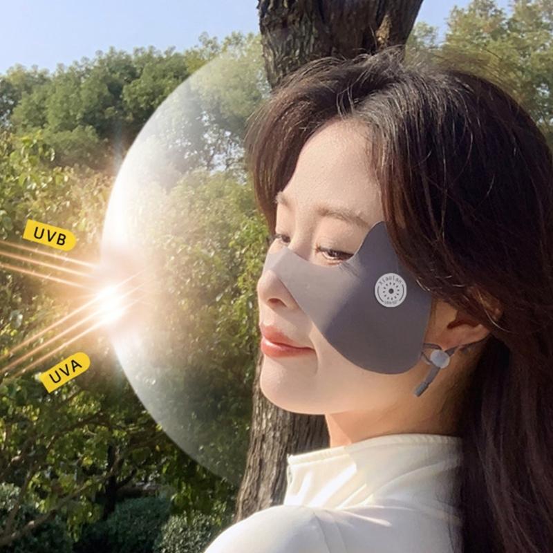 Face Care Mask Face Patches Under Eyes Golf Face Protection Breathable Fabric Gentle On Skin Washable