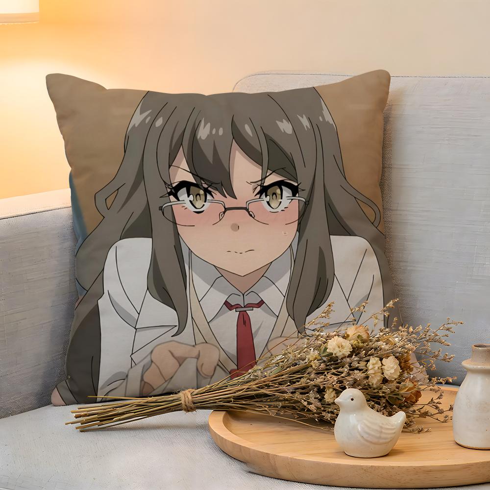 

Cushion Cover Linen SkinFriendly Soft Decorative Case For Sofa Home Decor Kwaii Sexy RRio Futaba Anime Pillow cover 30x30cm