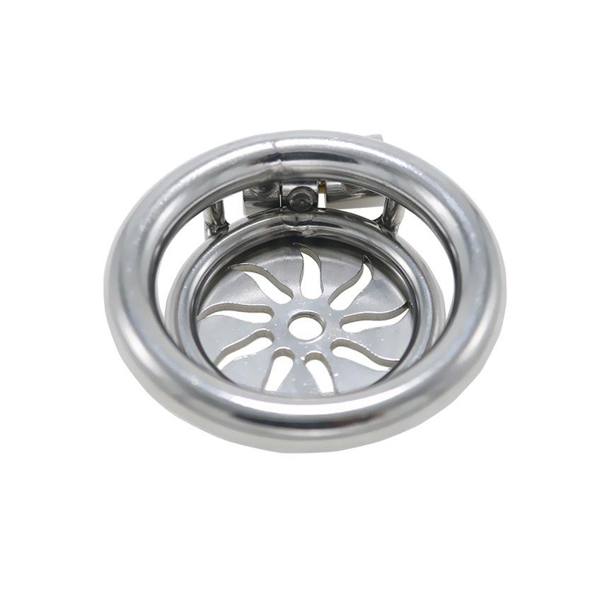 Stainless Steel Penis Cage Flat Lock Chastity Cleaner Sex Tools Adult Supplies Sex Toy CB Lock Men Wear