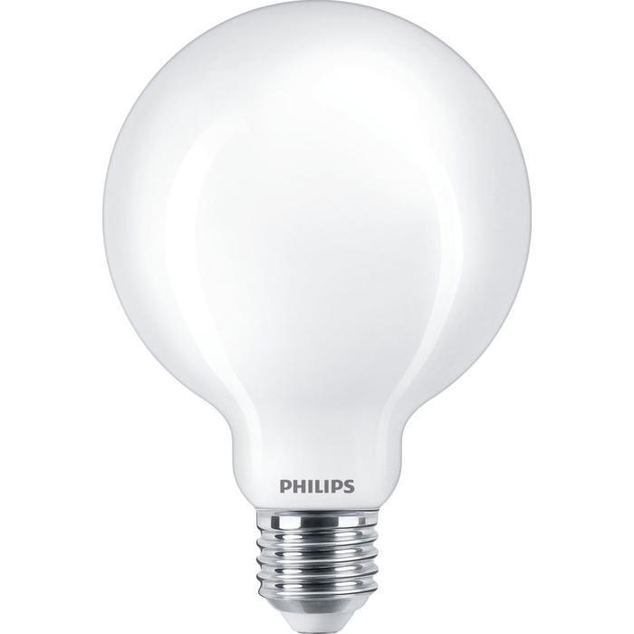 Ampoule LED - Philips - Globe E27 - 60W - Blanc Froid - Non Dimmable