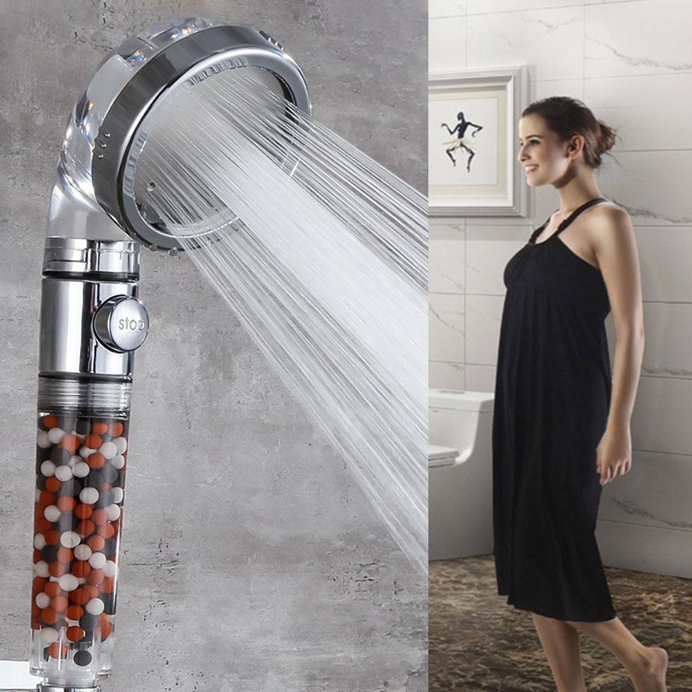 Shower Head High Pressure Showerhead Portable Adjustable Filter Faucet Tap Filter Shower Home Bathroom Accessories Dropshipping
