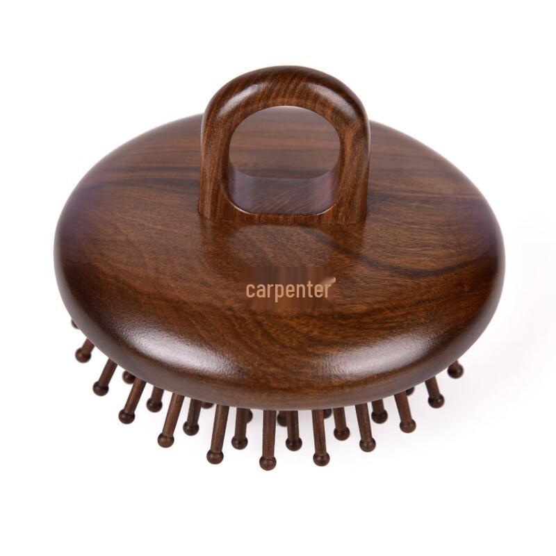 Коричневая расческа-гребень Mujiang