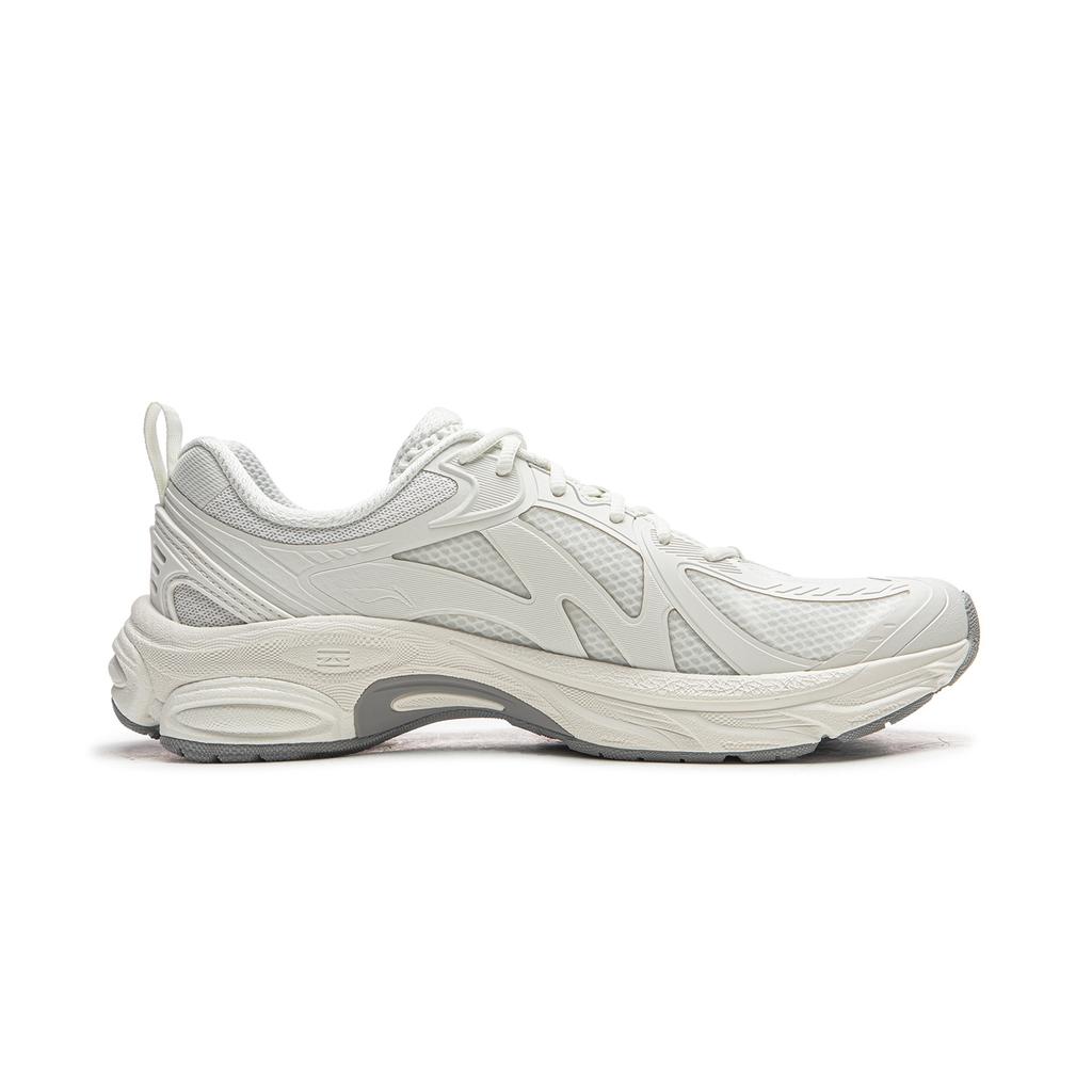 Li Ning Push Pull Boom V2 Cushioning Slip Resistant Abrasion Resistant Rebound Low top Running Shoes Men's Chalk Gray ARXW019-5