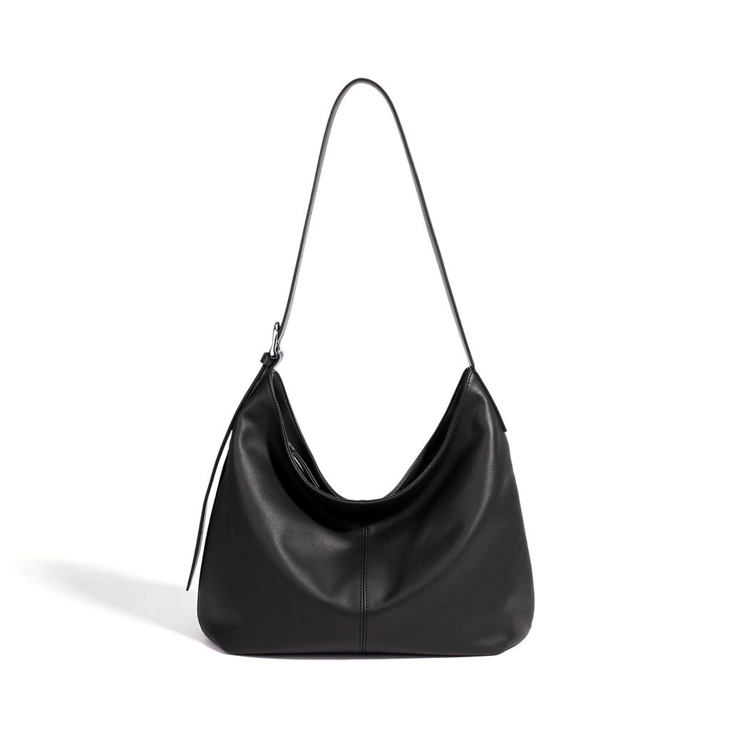 Classic high-end shoulder bag fashionable and simple large-capacity commuting lazy messenger bag women's bag