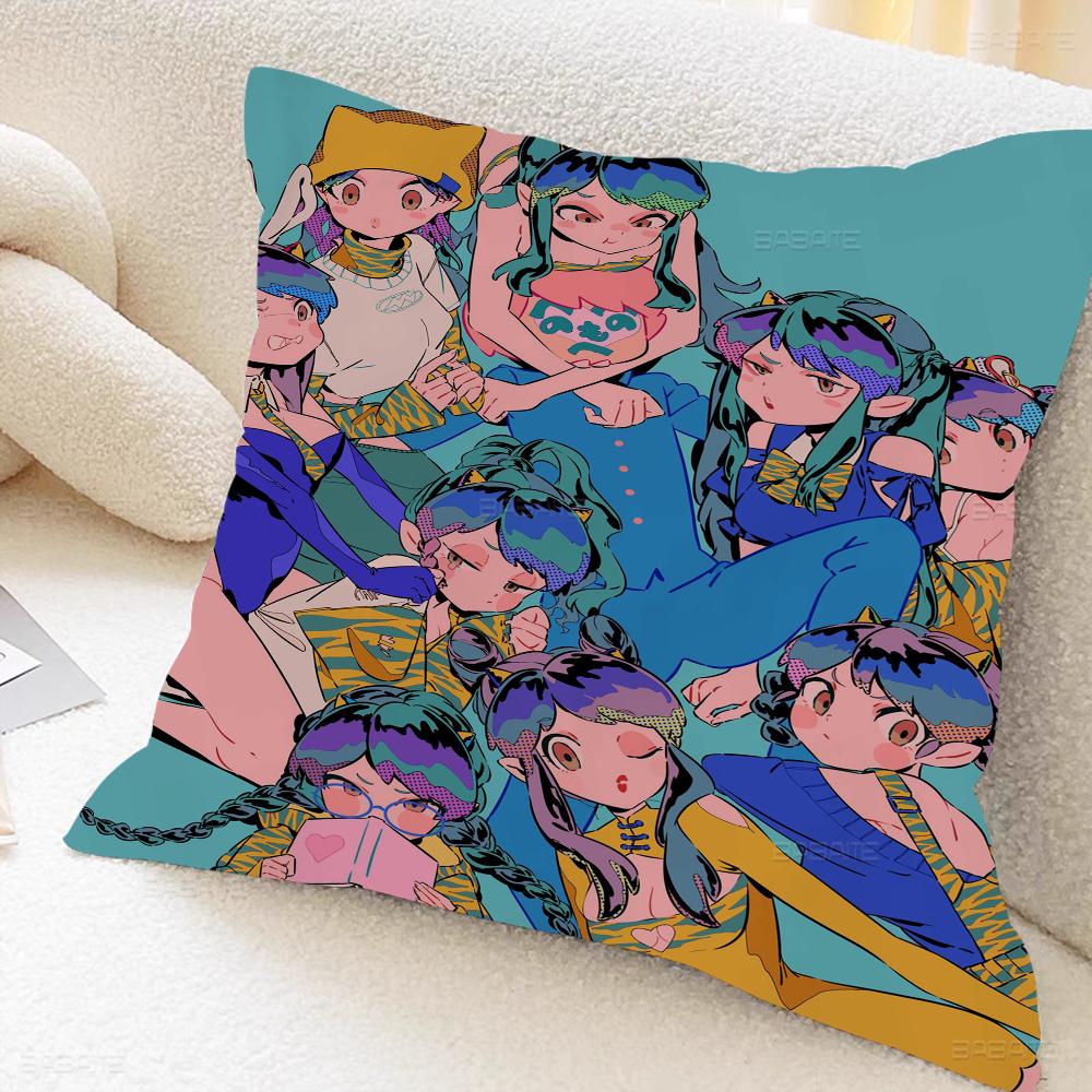 Urusei Yatsura Anime Pillow Cover Design Cushion Cover Decor Holiday Decorati