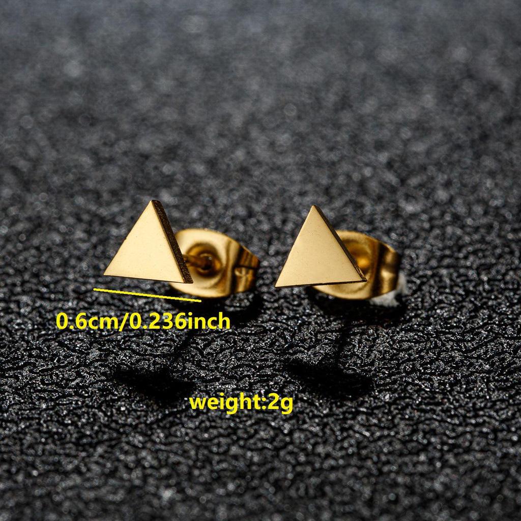 Niszowe Kolczyki Sztyfty ze Stali Nierdzewnej dla Kobiet – Design Żurawia Origami i Renifera, Kolekcja Mody 2025