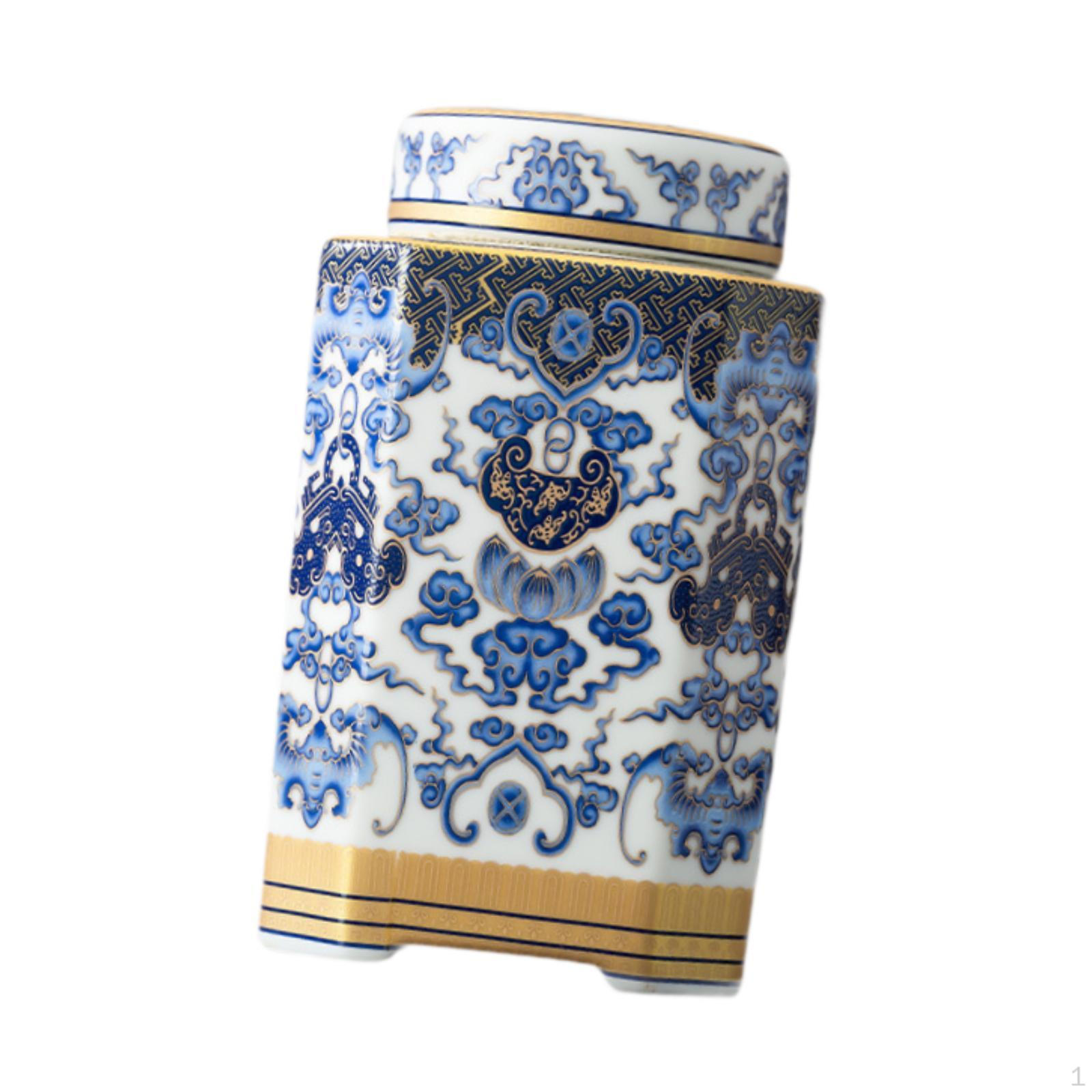 

-Тройник -Канистра -Китайская традиционная с крышкой с эффектом памяти для украшения стола, кухни, офиса Style D