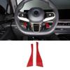 Red Carbon Fiber Dashboard Navigation Side Sticker For BMW 5 Series G60 I5 2024+