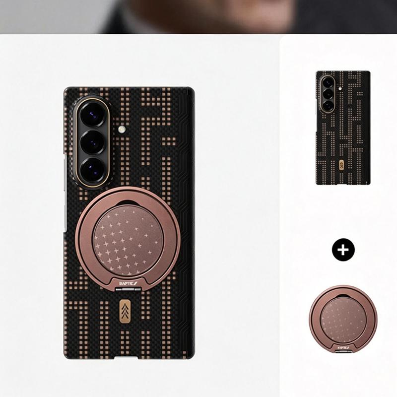 DEFENSE Carbon Fibre Case For Samsung Z Fold 8 Ultra Kevlar Wireless Charging Back Cover Case for SAMSUNG Z FOLD 8 ULTRA