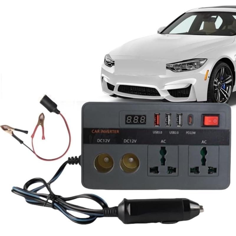 300W Vehicle Adapter 12V To 220V Power Inverter With