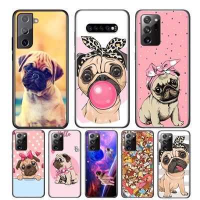 Animal lindo Pug perro funda de teléfono para iPhone Samsung Galaxy Redmi Xiaomi Oppo OnePlus Note SA 7 8 9 10 11 12 13 14 20 21 22 23 53 54 Pro Max Plus Ultra