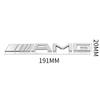 Car Sticker Metal Car 3d Rear Letter Emblem Trunk Sticker for Mercedes benz AMG W204 W203 W205 W124 W221 W213 W212 C E S GLE CLC