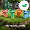 Flexible Joints Articulated Cobras Fidgety Toy Table Decors 3D Printed Crazys Cobras ,Realistic Crazys Cobras Statues