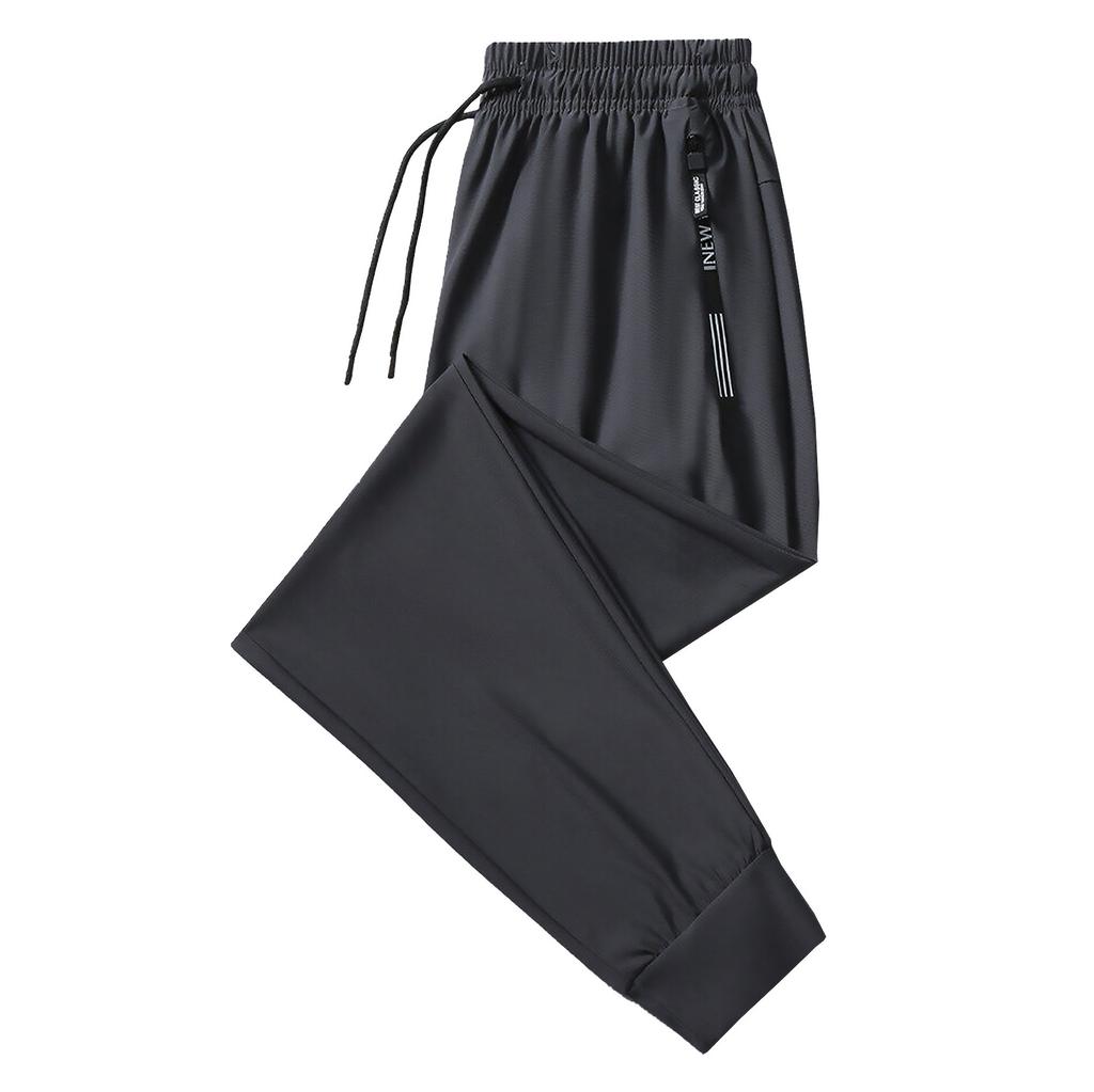 Men's Fitness Pants Zippered Pockets Stretch Sports Pants Running Daily Wear Casual Pants Jogger Man Football Fishing Gift Gym