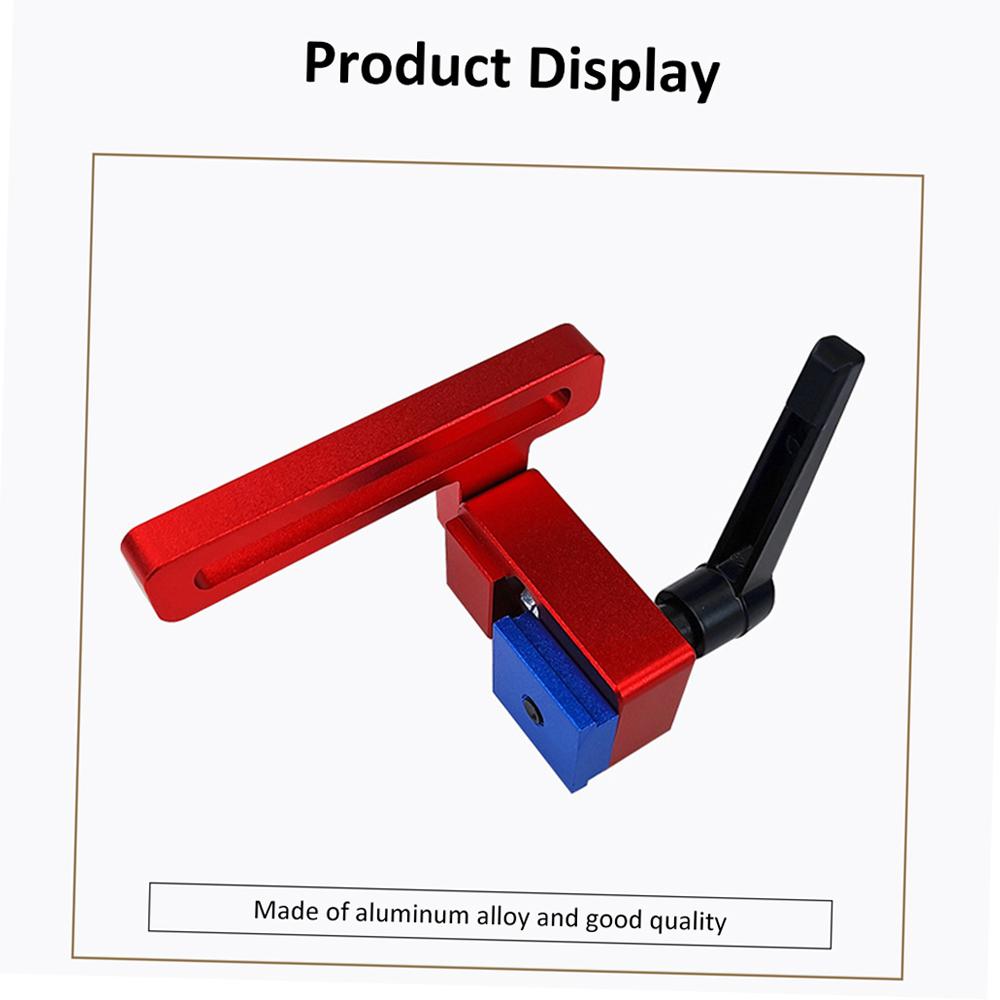 45er Nut Aluminiumlegierung T-Nuten Holzbearbeitung Gehrungsanschlag Anschlagstopper für Holzbearbeitungswerkbank