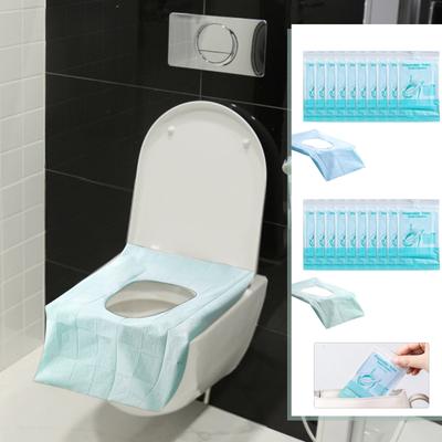 10 Stück, Einweg-Toilettensitz für Erwachsene und Kinder, Einweg-Toilettensitz, Reise-Toilettensitz, wasserdichte Einzeltasche