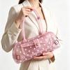 Pvc Girl Style Dot Jelly Bag With Snap Closure For Daily Use