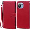 Mi 11 Lite Deksel For Xiaomi Mi 11 Lite 5G NE Lær Lommebok Flipdeksel For Xiaomi Mi 11 Lite Deksel Mi11 11i Cover Coque Fundas