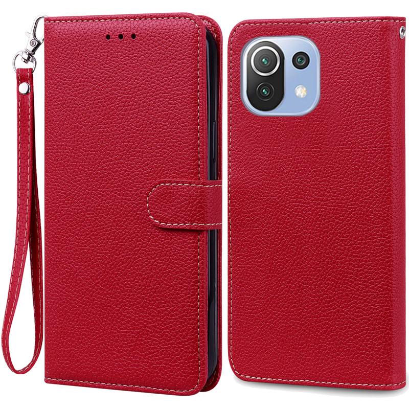 Mi 11 Lite Deksel For Xiaomi Mi 11 Lite 5G NE Lær Lommebok Flipdeksel For Xiaomi Mi 11 Lite Deksel Mi11 11i Cover Coque Fundas
