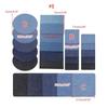 5/25 Pieces Patches for Jeans Clothing Repairing Denim-Patches Self Adhesive Jean Patches Rectangular Elliptical Patches