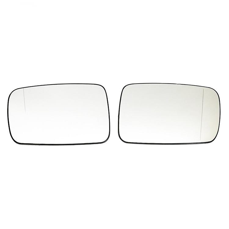

For BMW E46 3-Series 1999-2006 E65 E66 E67 7-Series 2001-2008 Left Right Rear View Lens Split Mirror Heated Glass Rearview Lens белый