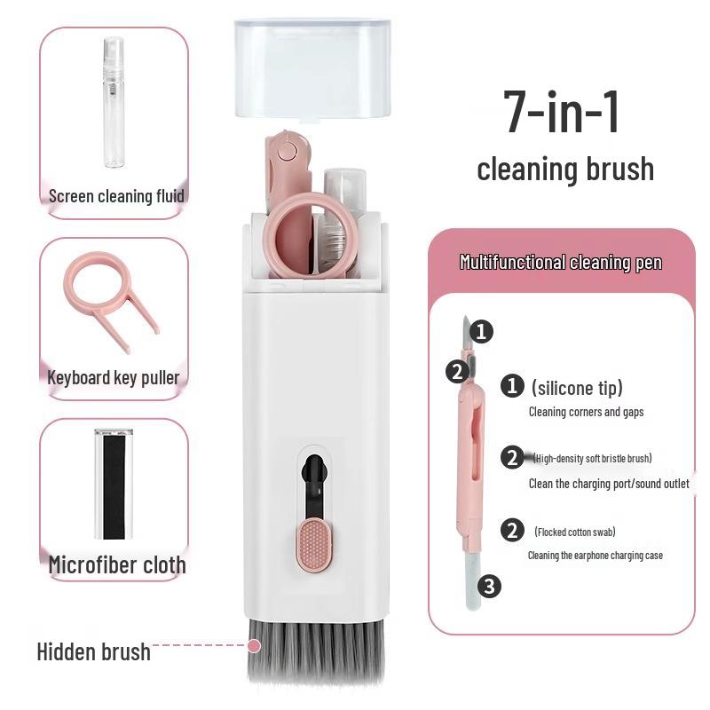 7-in-1 Multifunctional Mechanical Keyboard Cleaning Brush Set