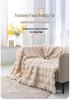 Light Luxury Sofa & Nap Blanket - High-Grade Shawl Throw for Office, Air Conditioning, or Casual Use