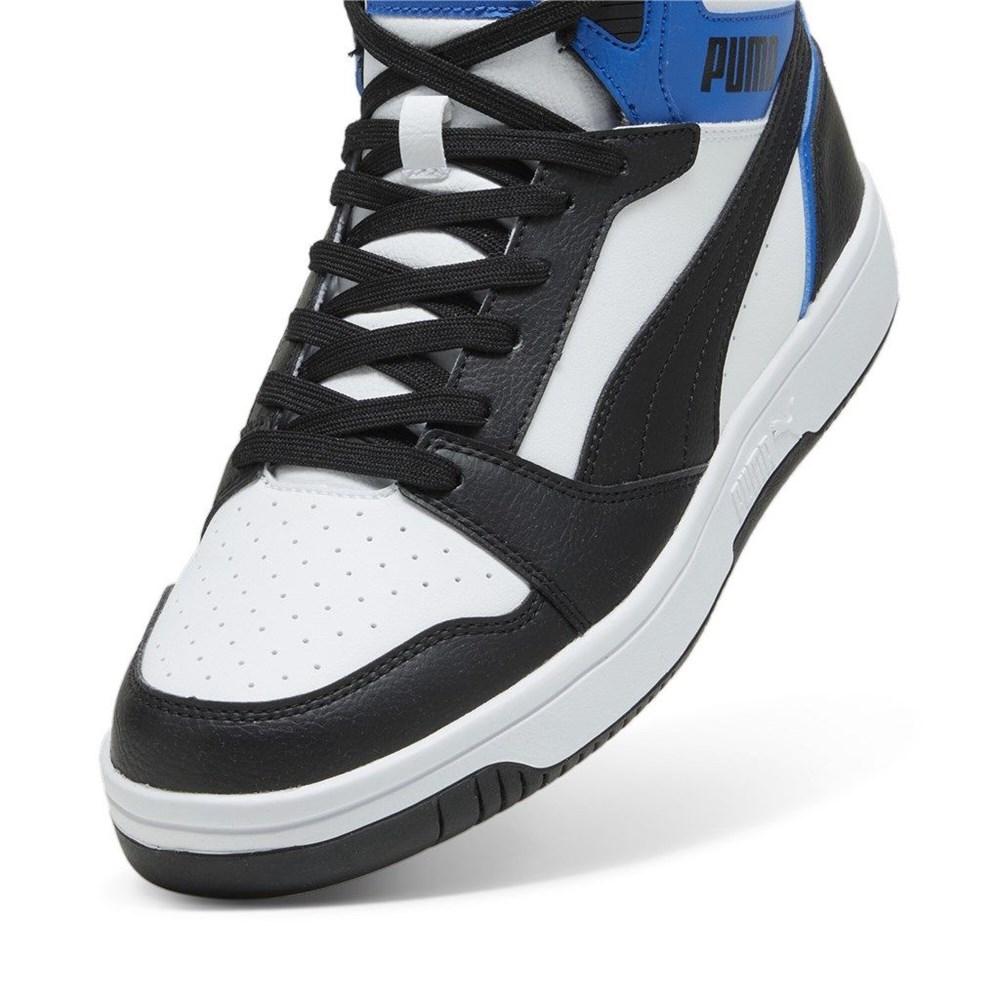 Sneakers Puma Black White Blue Puma Rebound V6