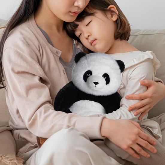 Panda Doll Emotional Healing Love Symbol Soft Texture Plush Panda Emotional Support Panda Cuddly Toy