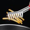 304 Stainless Steel Multi - Function Food Tongs, Anti - Slip Silicone Grip, Comb - Shaped Head, For Grilling/Noodles/Baking