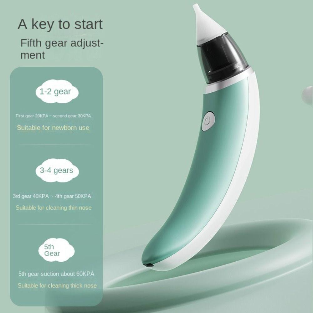 Electric Baby Nasal Inhaler Safety Nose Cleaner Electric Baby Nasal Aspirator  For Newborns