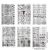 Nail Stamp Plate Nail Art Templates Heart Flower Nail Art Plates for DIY Nail Art Decorations Nails Art Stamping Plates