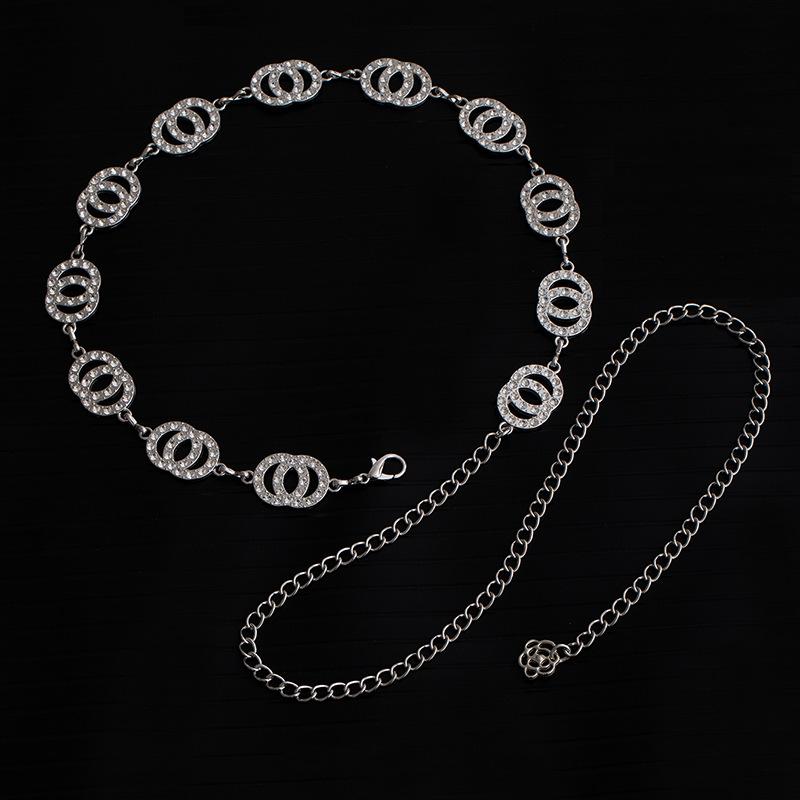 Bohemian Ethnic Style Waist Chain Body Chain Women'S Personality Retro Metal Engraved Belt Dress Coat Accessories