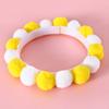 Pet Collar Plush Balls Decorative Fastener Tape Christmas Cats Dogs Pompom Collars for Birthday