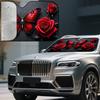1Pcs Rose Butterfly Pattern Windshield Sunshade UV Rays Heat Blocker Keeps Vehicle Cool Unique Design Fit Sedans SUVs Trucks RVs