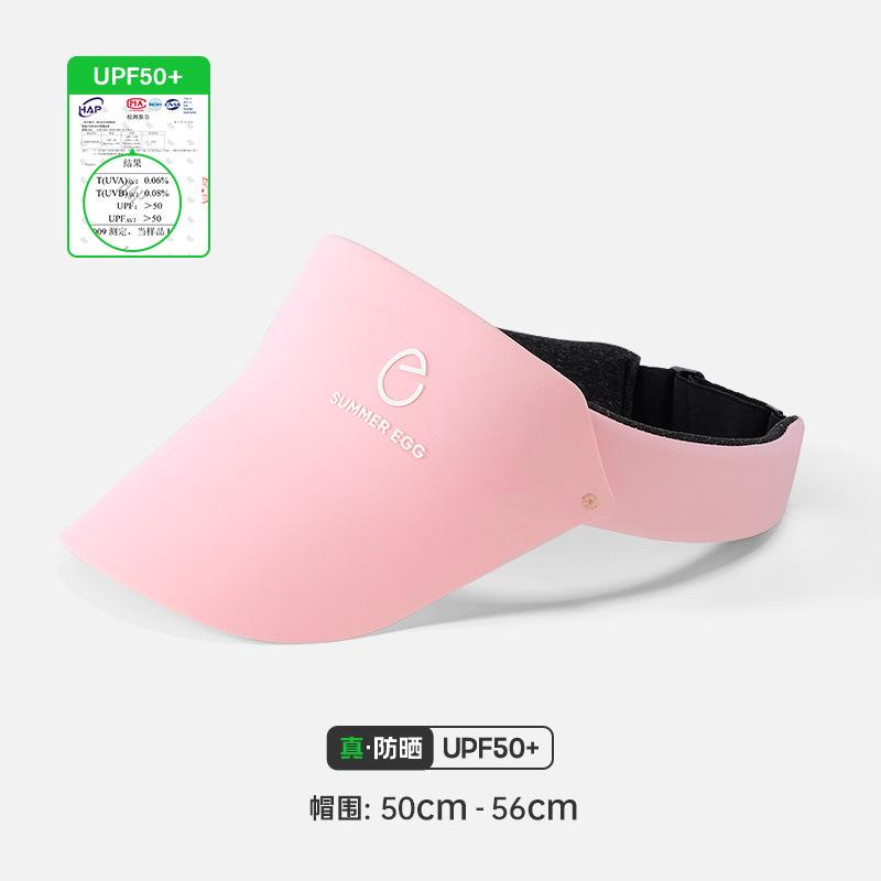 New Ice Silk Empty Top Hat, Adjustable Sunscreen Hat, Women's Outdoor Sports Hat, Sunshade Sun Hat