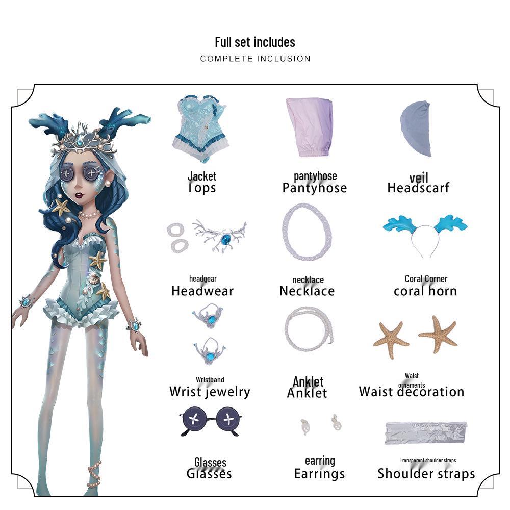 

Косплей-костюм Короля-жреца из Identity V для женщин XXL