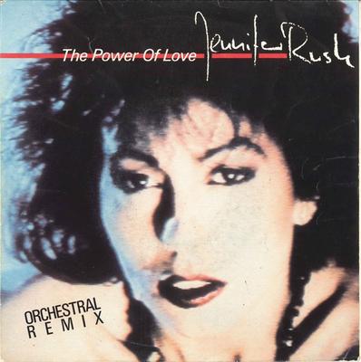 7palcová deska JENNIFER RUSH - Síla lásky (Orchestrální Remix CBSA5003 CBS 1984 Německo Taneční a Elektronická Použité