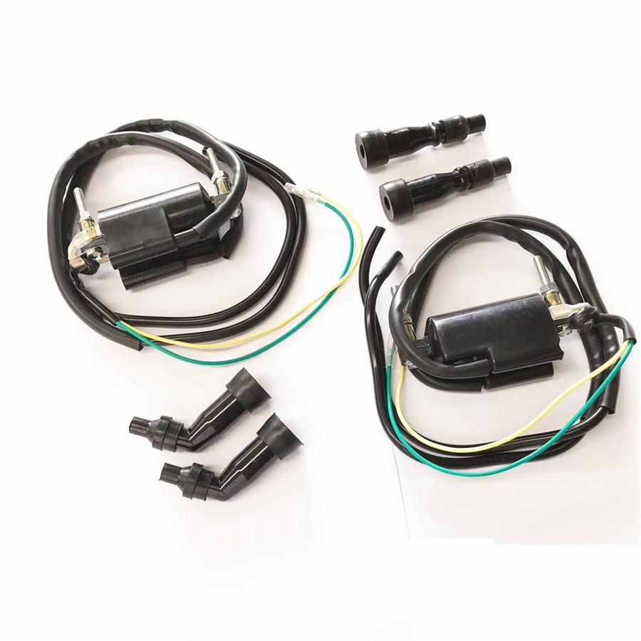 12V Hi Performance Ignition Coil Set For Kawasaki KZ Suzuki GS Honda CB 650 750