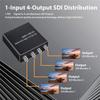 4K HDMI To 4xSDI/3G-SDI Converter 1080P 3G-SDI for SDI/HD PS4/5 DVD TV Box HD Camera