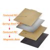 Ender-3/CR-6 SE /Ender-5 Plus PEI Print Bed Kit Double Sided Textured PEI Flexible Steel Build Plate 235x235/255x245/377x370mm