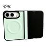 Scratch Resistant Leather Case Magnetic for IPhone 18, Faux Phone Cover with Hinge Protective Protection, Full Body Shockproof 18 Fold Lightweight